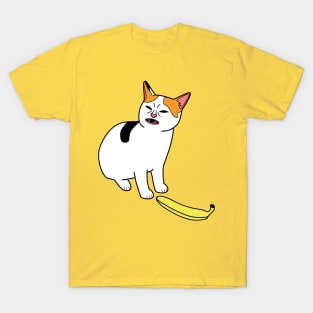 Cat No Banana Meme T-Shirt